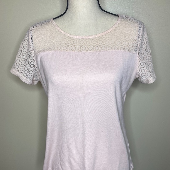 Ann Taylor Lace Detail Blouse - Picture 1 of 5